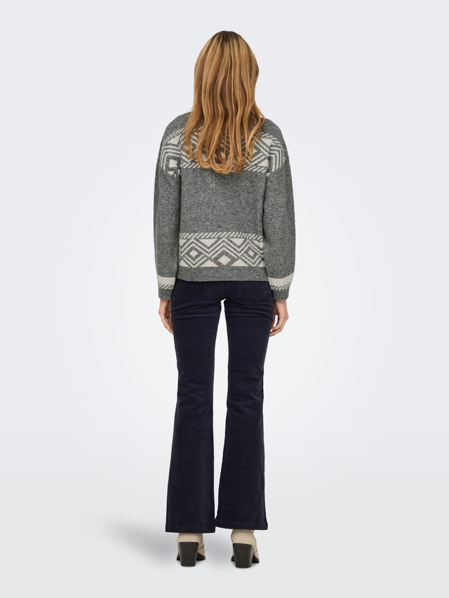 ONLY Stehkragenpullover »ONLVICTORIA L/S PULLOVER KNT NOOS«
