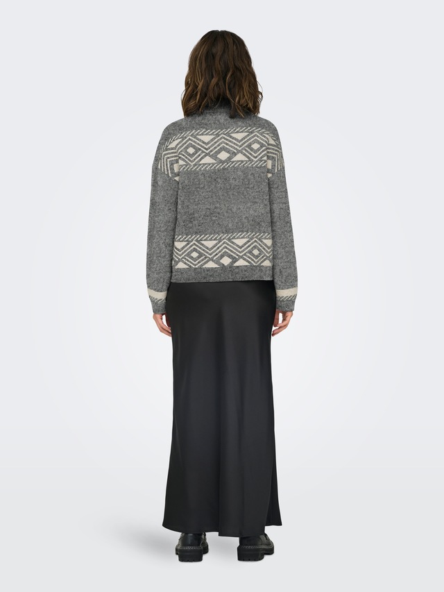 ONLY Stehkragenpullover »ONLVICTORIA L/S PULLOVER KNT NOOS«