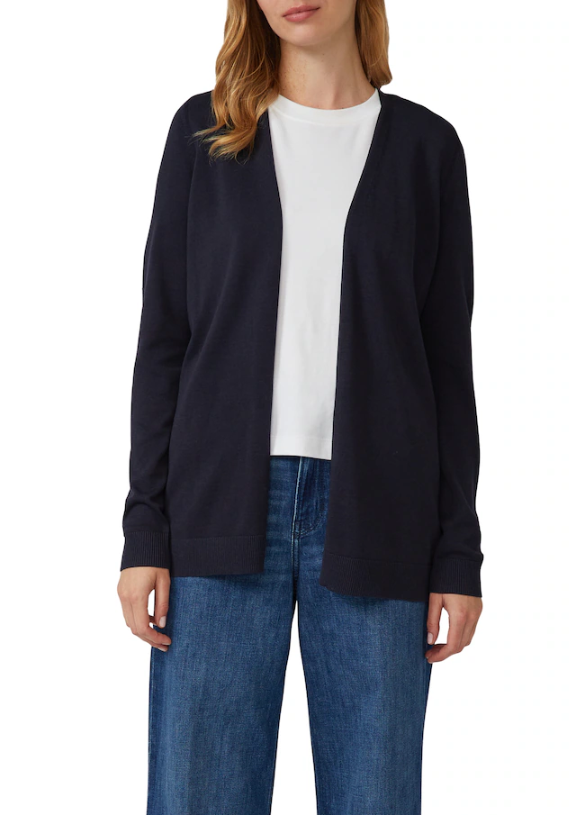 s.Oliver Strickjacke Feinstrick ohne Verschluss
