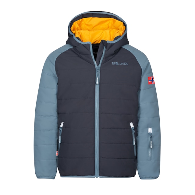 TROLLKIDS Winterjacke »KIDS HAFJELL SNOW JACKET PRO« mit Kapuze sportliche Winterjacke, aus Polyester, mit Kapuze, winddicht