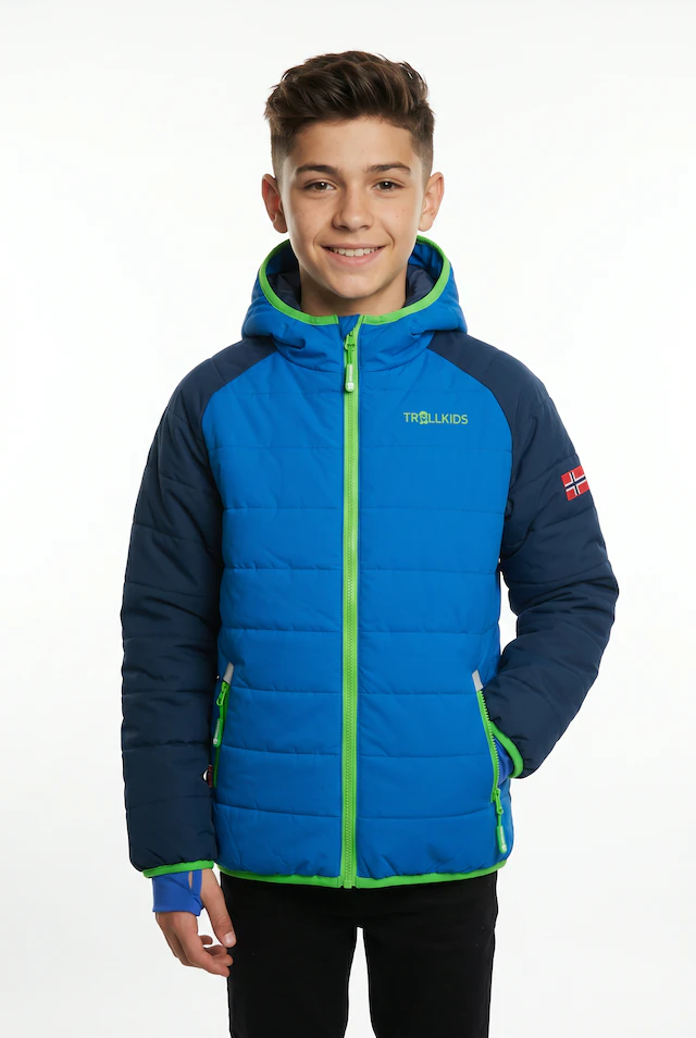 TROLLKIDS Winterjacke »KIDS HAFJELL SNOW JACKET PRO« mit Kapuze sportliche Winterjacke, aus Polyester, mit Kapuze, winddicht