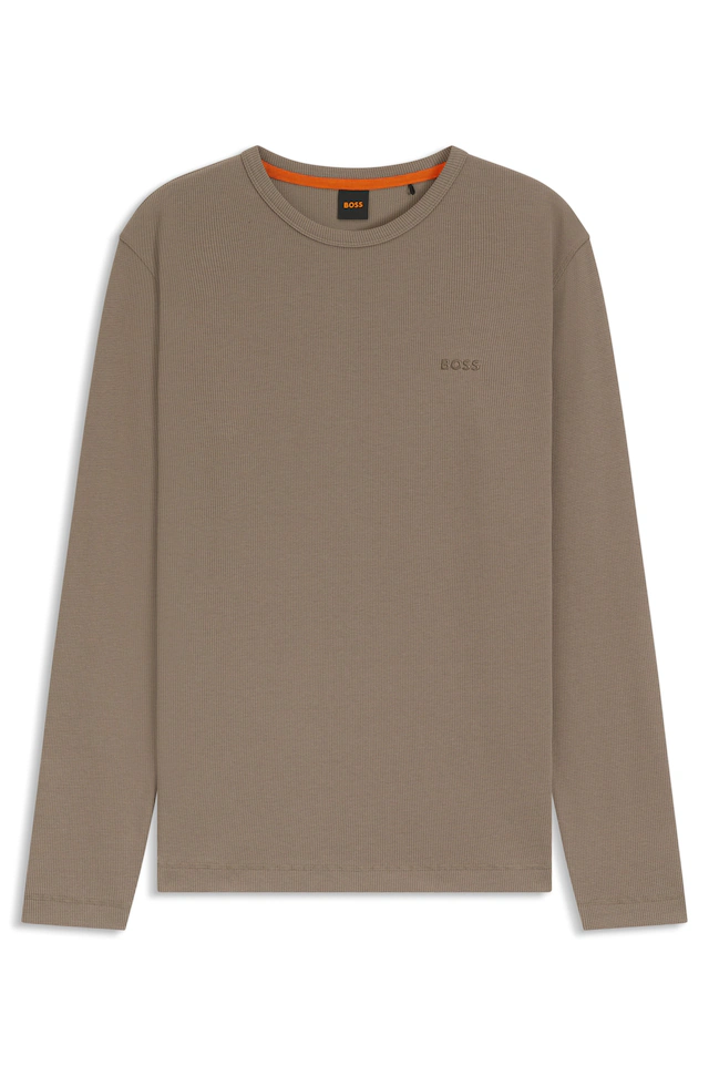 BOSS ORANGE Langarmshirt »Tempesto« mit BOSS-Stickerei