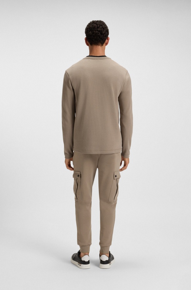 BOSS ORANGE Langarmshirt »Tempesto« mit BOSS-Stickerei
