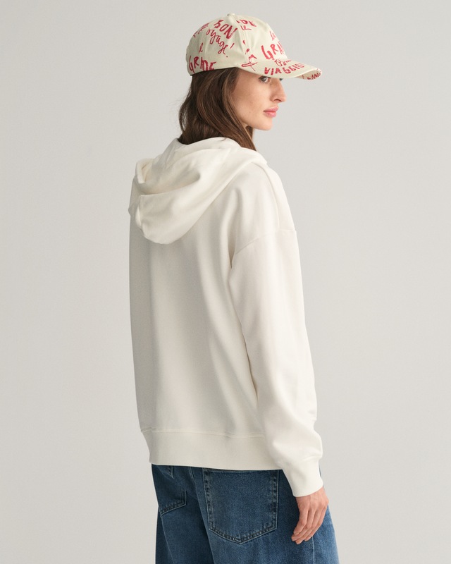 Gant Kapuzensweatjacke »SHIELD ZIP HOODIE« Grafische GANT-Stickerei auf der Brust