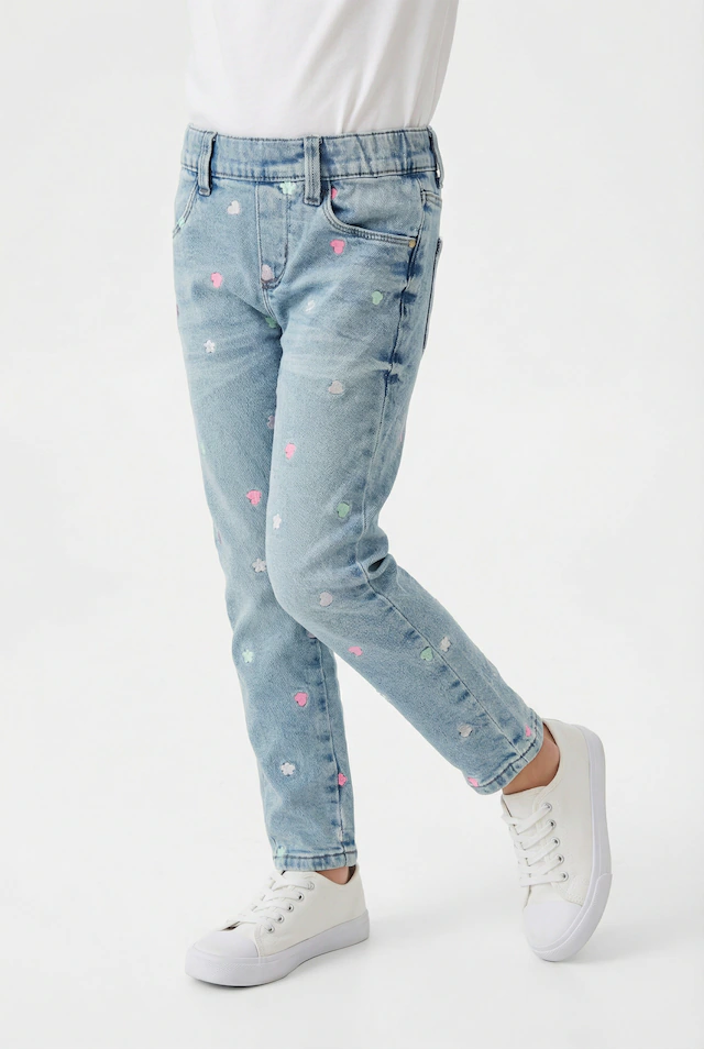 s.Oliver Junior Regular-fit-Jeans mit Print