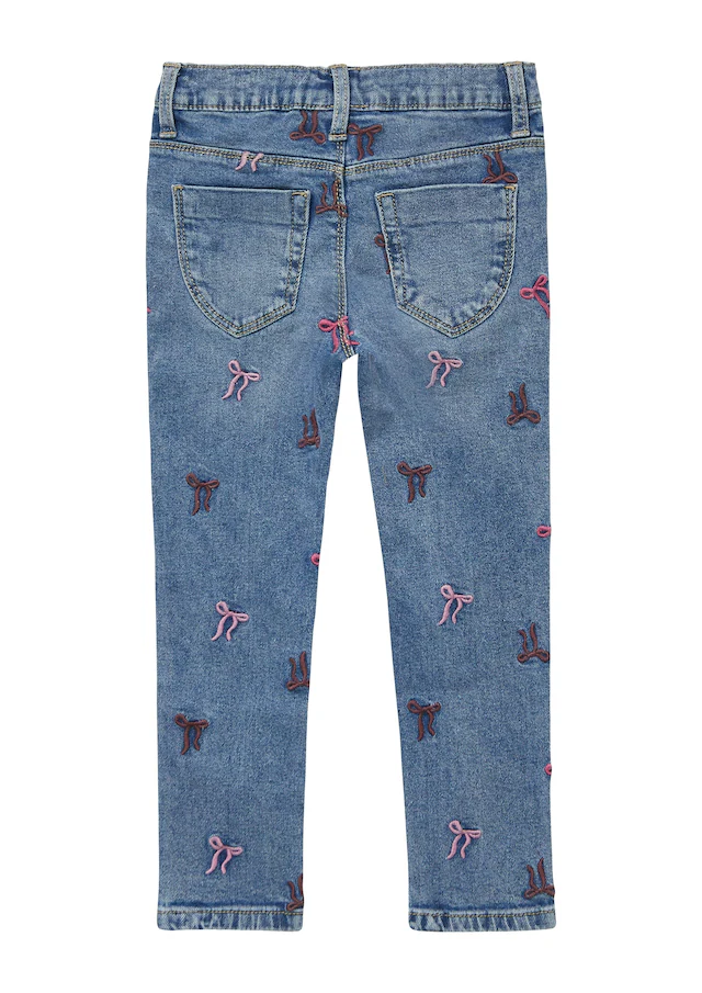s.Oliver Junior Regular-fit-Jeans mit Print