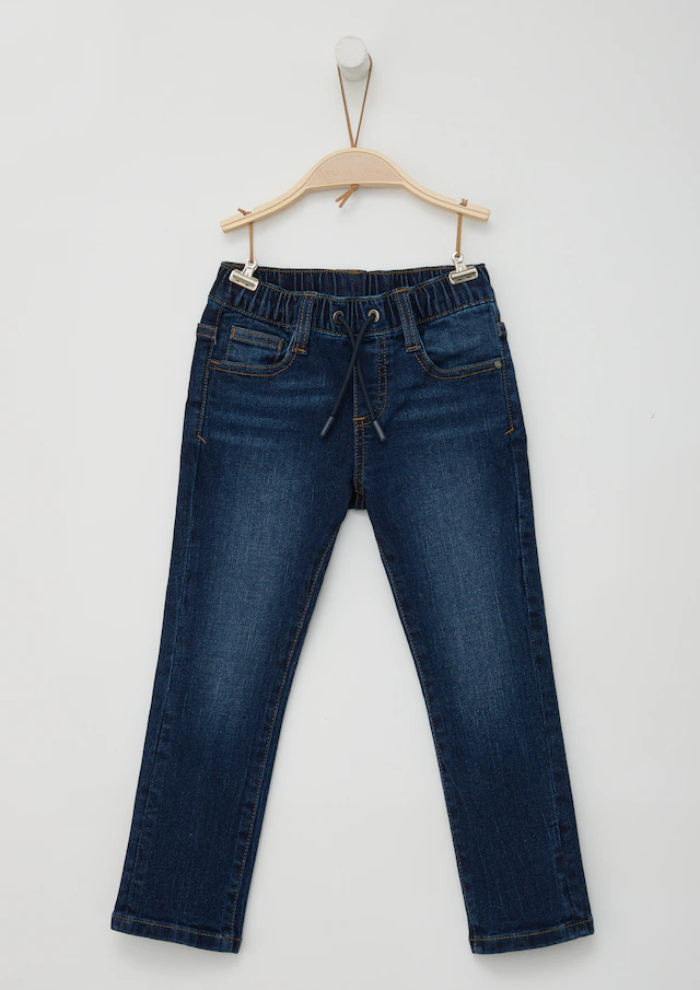 s.Oliver Junior 5-Pocket-Jeans mit elastischem Bund und Kordelzug