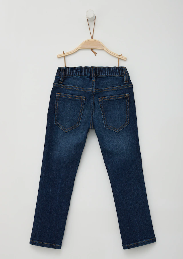 s.Oliver Junior 5-Pocket-Jeans mit elastischem Bund und Kordelzug