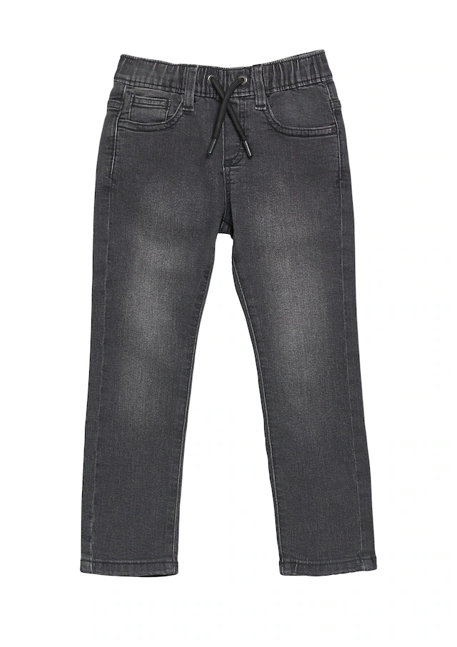 s.Oliver Junior 5-Pocket-Jeans mit elastischem Bund und Kordelzug