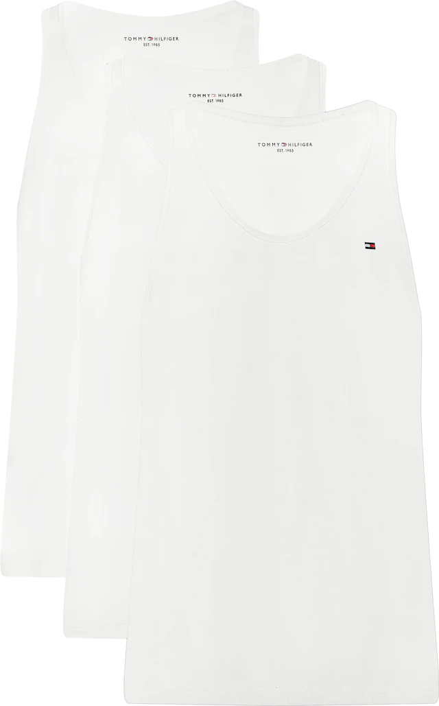 Tommy Hilfiger Underwear Tanktop »3P TANK TOP« Packung, 3er, 3 tlg. mit Logo-Stickerei