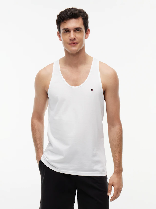 Tommy Hilfiger Underwear Tanktop »3P TANK TOP« Packung, 3er, 3 tlg. mit Logo-Stickerei