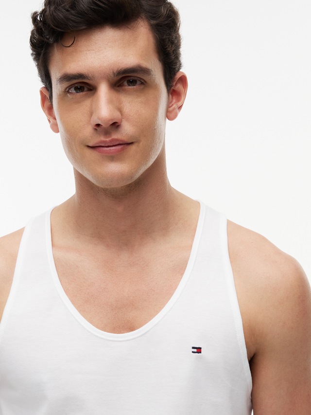 Tommy Hilfiger Underwear Tanktop »3P TANK TOP« Packung, 3er, 3 tlg. mit Logo-Stickerei