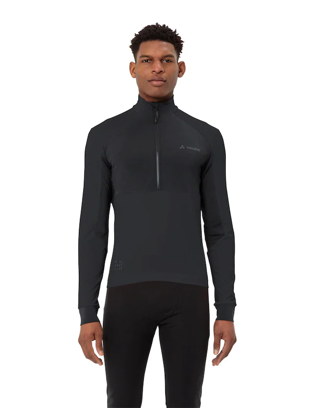 VAUDE Radtrikot »MEN'S KURO HALFZIP LS TRICOT« für Radsport, mit zwei offenen Rückentaschen