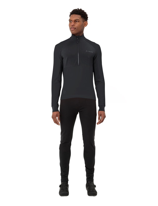 VAUDE Radtrikot »MEN'S KURO HALFZIP LS TRICOT« für Radsport, mit zwei offenen Rückentaschen