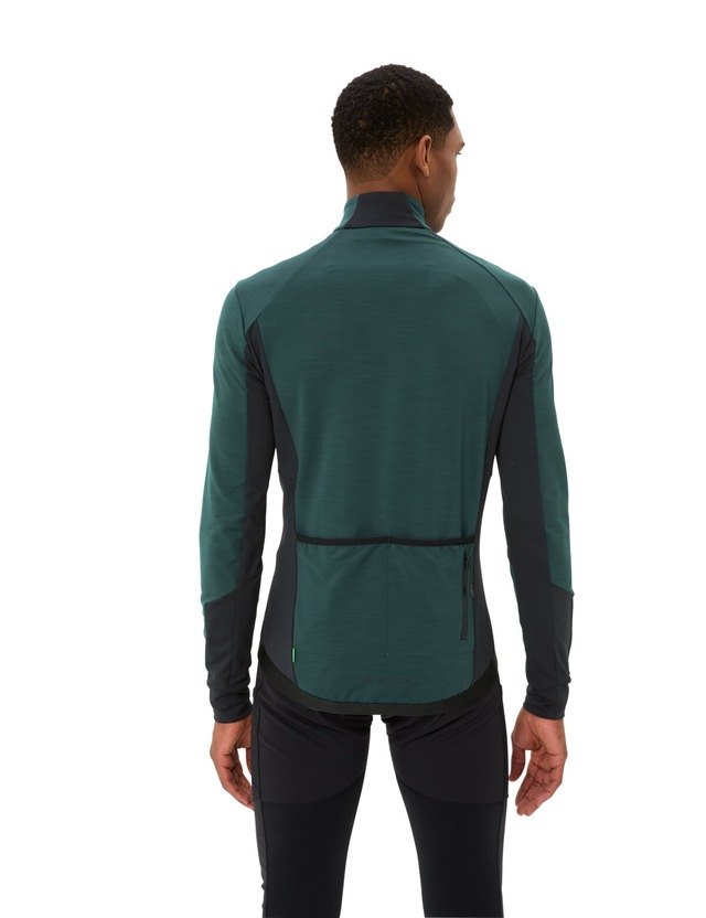 VAUDE Radtrikot »MEN'S KURO HALFZIP LS TRICOT« für Radsport, mit zwei offenen Rückentaschen