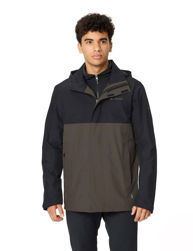 VAUDE 3-in-1-Funktionsjacke »MEN'S ROSEMOOR 3IN1 JACKET« 2 Stk. tlg. mit Kapuze mit verstaubarer Kapuze, mit Frontreißverschluss, wasserdicht