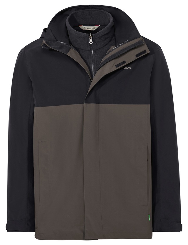 VAUDE 3-in-1-Funktionsjacke »MEN'S ROSEMOOR 3IN1 JACKET« 2 Stk. tlg. mit Kapuze mit verstaubarer Kapuze, mit Frontreißverschluss, wasserdicht