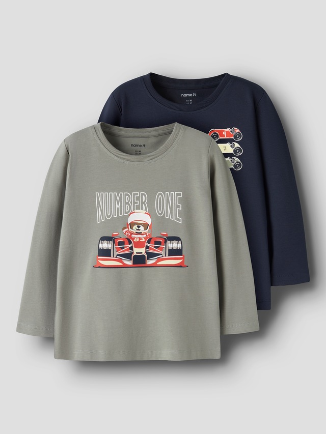 Name It T-Shirt »NMMVUX 2P LS TOP« Packung, 2 Baumwollmischung,