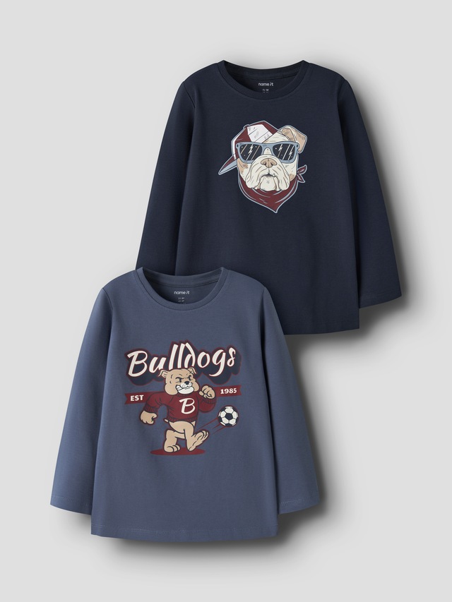 Name It T-Shirt »NMMVUX 2P LS TOP« Packung, 2 Baumwollmischung,