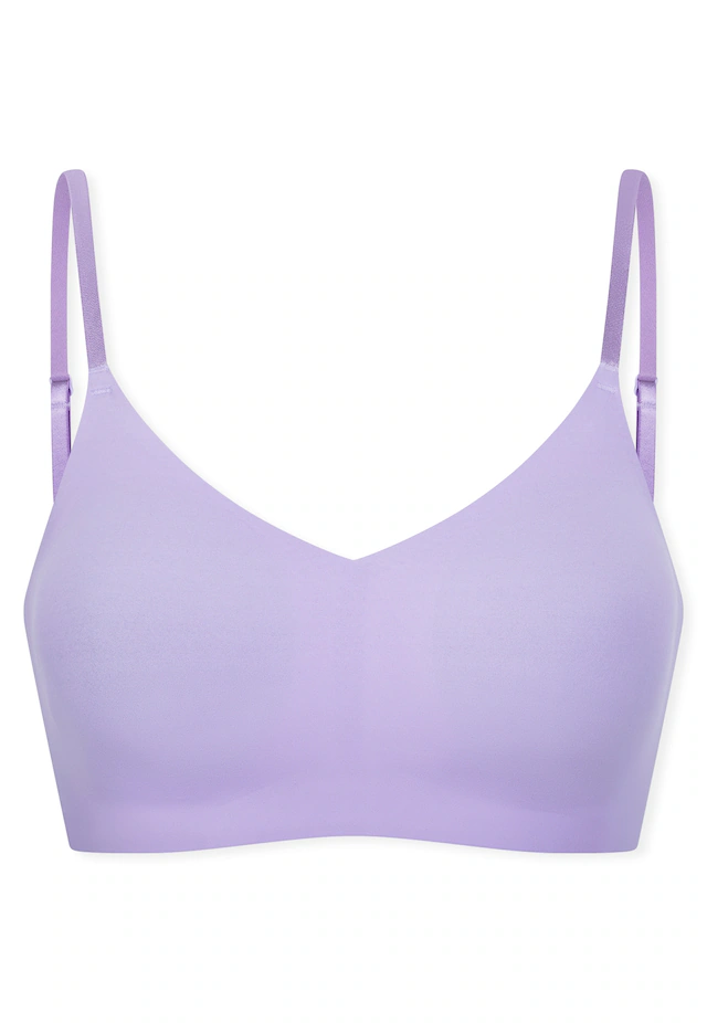 Schiesser Bustier »Invisible Soft« Mikrofaser, herausnehmbare Pads, V-Ausschnitt, Lasercut-Abschlüsse