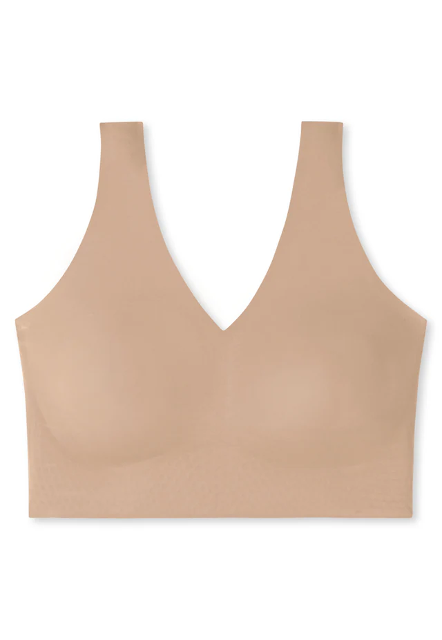 Schiesser Bustier »Invisible Soft« Microfaser, Lasercut-Abschlüsse, V-Ausschnitt