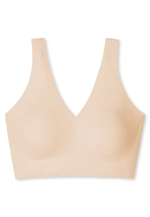 Schiesser Bustier »Invisible Soft« Microfaser, Lasercut-Abschlüsse, V-Ausschnitt
