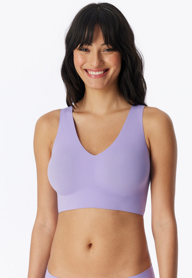 Schiesser Bustier »Invisible Soft« Microfaser, Lasercut-Abschlüsse, V-Ausschnitt