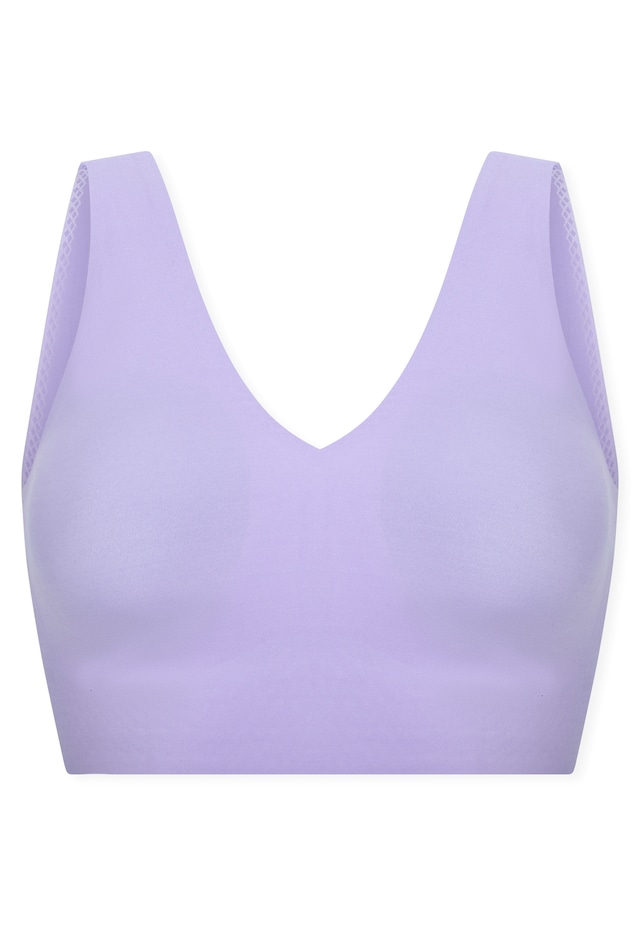 Schiesser Bustier »Invisible Soft« Microfaser, Lasercut-Abschlüsse, V-Ausschnitt