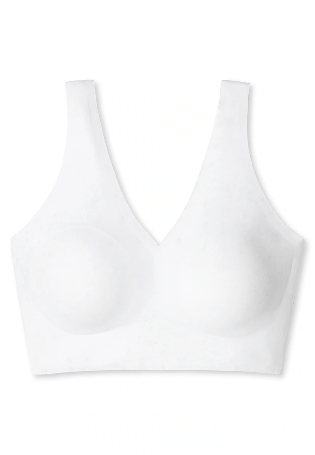Schiesser Bustier »Invisible Soft« Microfaser, Lasercut-Abschlüsse, V-Ausschnitt