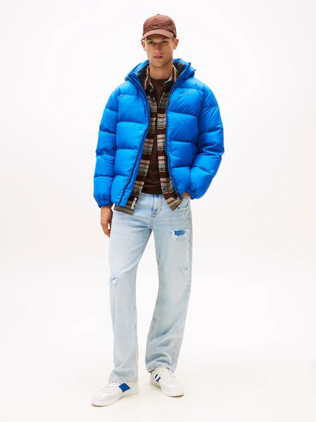 Tommy Jeans Steppjacke »TJM ESSENTIAL DOWN JACKET EXT« mit Kapuze Winterjacke Outdoorjacke Gefüttert 2 in 1 Jacke abnehmbare Kapuze
