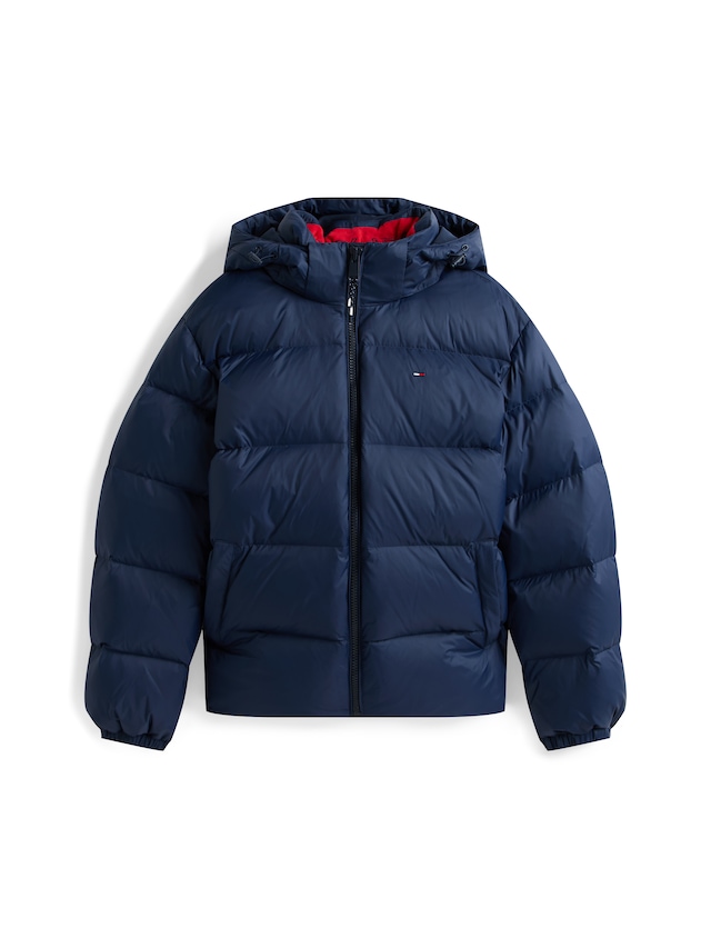 Tommy Jeans Steppjacke »TJM ESSENTIAL DOWN JACKET EXT« mit Kapuze Winterjacke Outdoorjacke Gefüttert 2 in 1 Jacke abnehmbare Kapuze