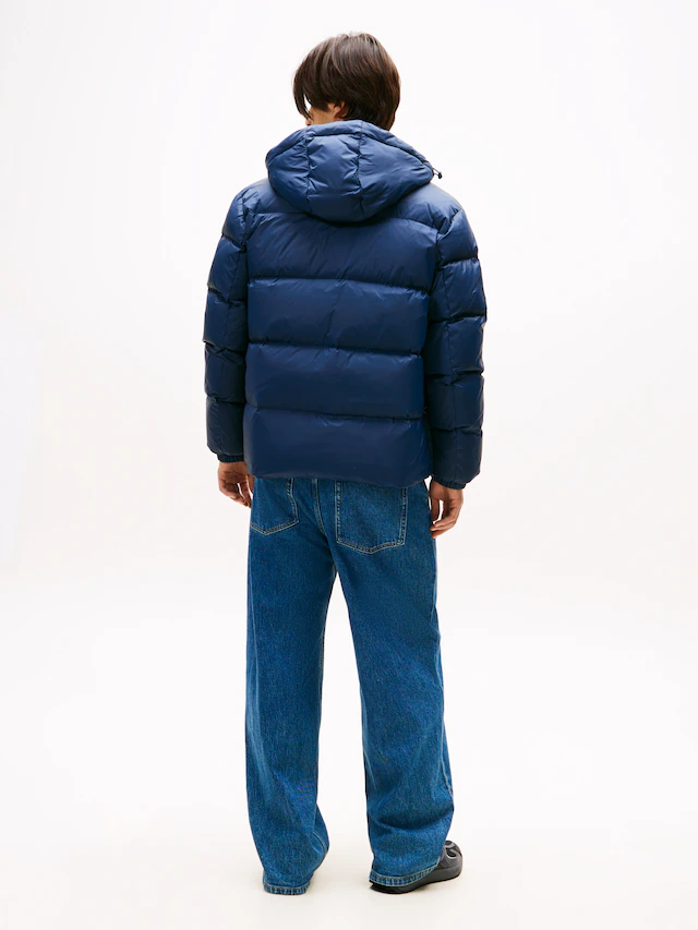 Tommy Jeans Steppjacke »TJM ESSENTIAL DOWN JACKET EXT« mit Kapuze Winterjacke Outdoorjacke Gefüttert 2 in 1 Jacke abnehmbare Kapuze