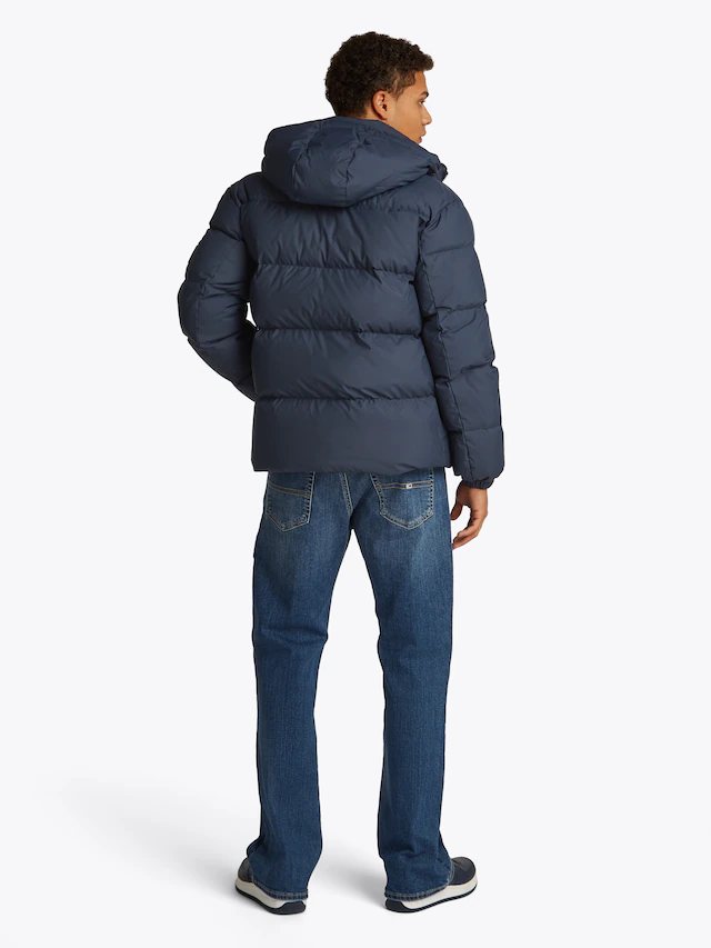 Tommy Jeans Steppjacke »TJM ESSENTIAL DOWN JACKET EXT« mit Kapuze Winterjacke Outdoorjacke Gefüttert 2 in 1 Jacke abnehmbare Kapuze