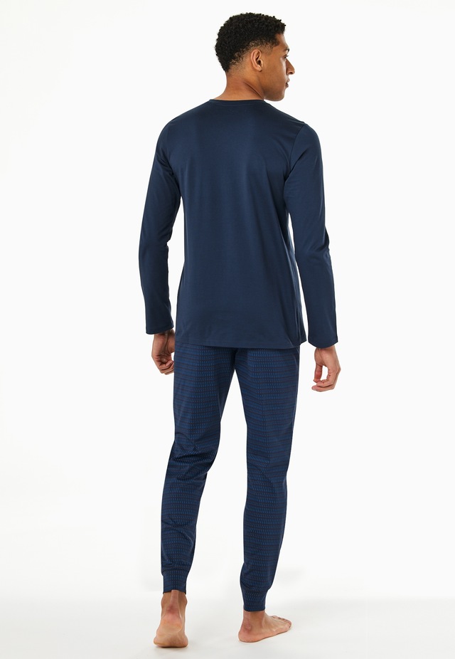 Schiesser Schlafanzug »Casual Essentials« 2 mit bequemen Bündchen