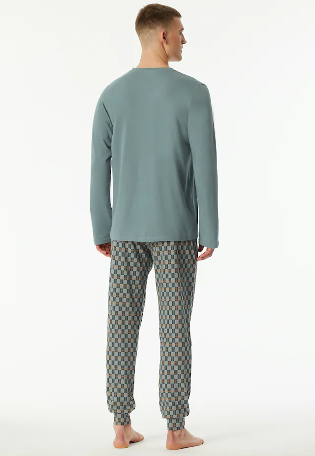 Schiesser Schlafanzug »Casual Essentials« 2 mit bequemen Bündchen