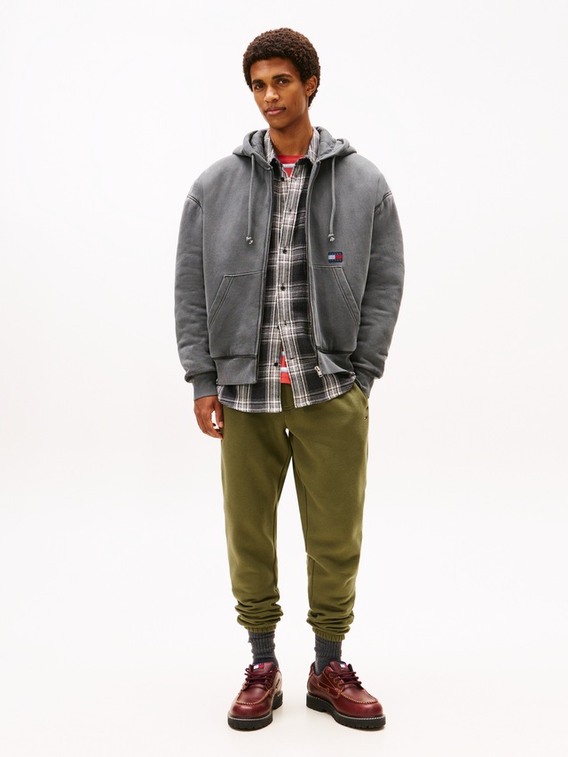 Tommy Jeans Sweathose »TJM SLIM S FLAG SWEATPANT« Mit Kordelzug