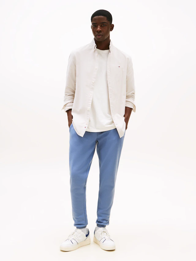 Tommy Jeans Sweathose »TJM SLIM S FLAG SWEATPANT« Mit Kordelzug