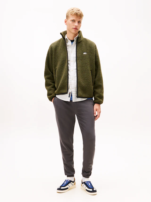 Tommy Jeans Sweathose »TJM SLIM S FLAG SWEATPANT« Mit Kordelzug
