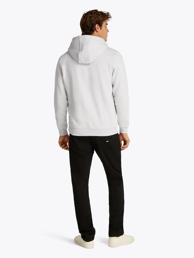 Tommy Jeans Kapuzensweatjacke »TJM REGULAR S FLAG ZIP FLEECE THRU« mit bestickten Markenlogo auf Brusthöhe