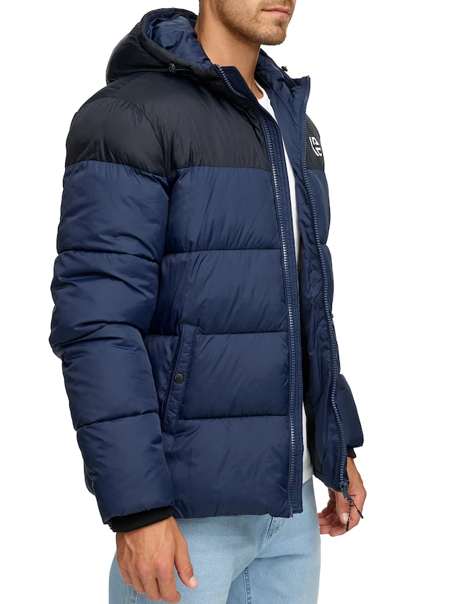 Indicode Steppjacke »INAlanin« mit Kapuze