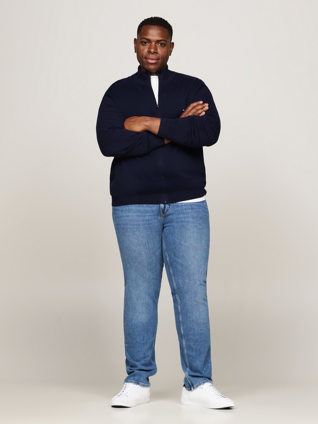 Tommy Hilfiger Big & Tall Cardigan »BT-PIMA ORG CTN CASHMERE ZTHRU-B«