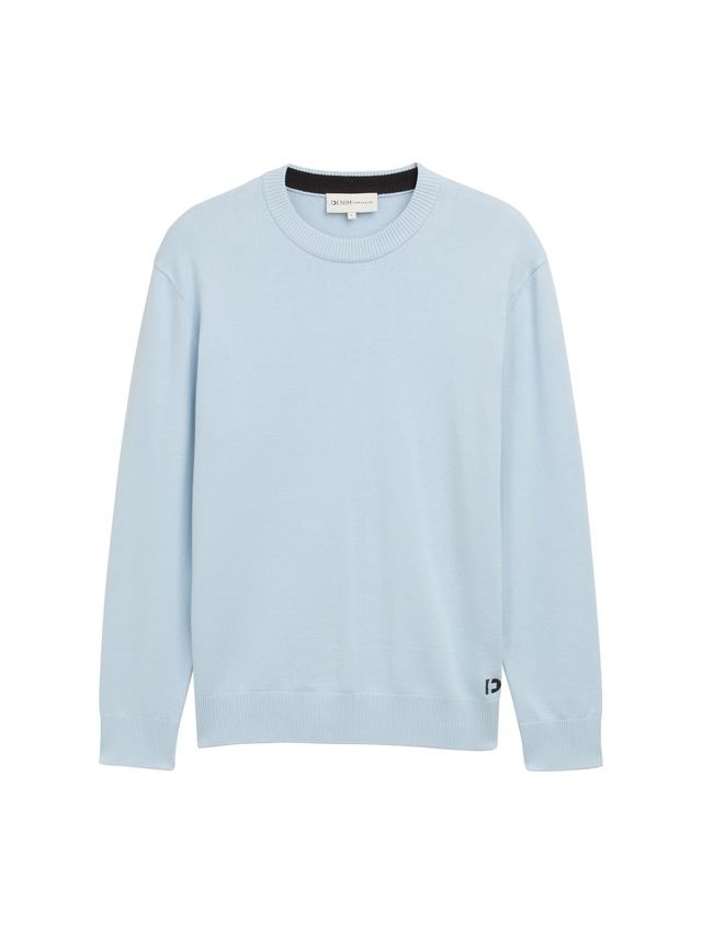 TOM TAILOR Denim Strickpullover in melierter Optik