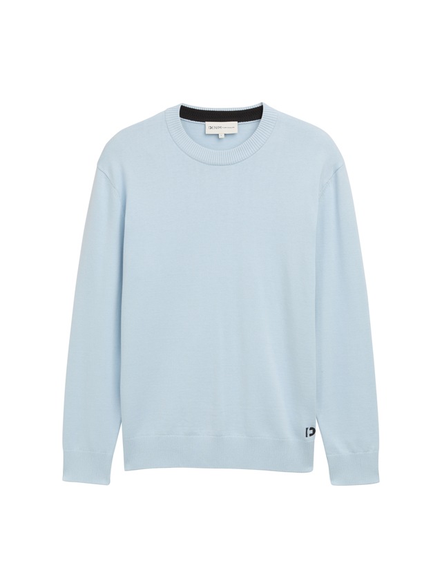 TOM TAILOR Denim Strickpullover in melierter Optik