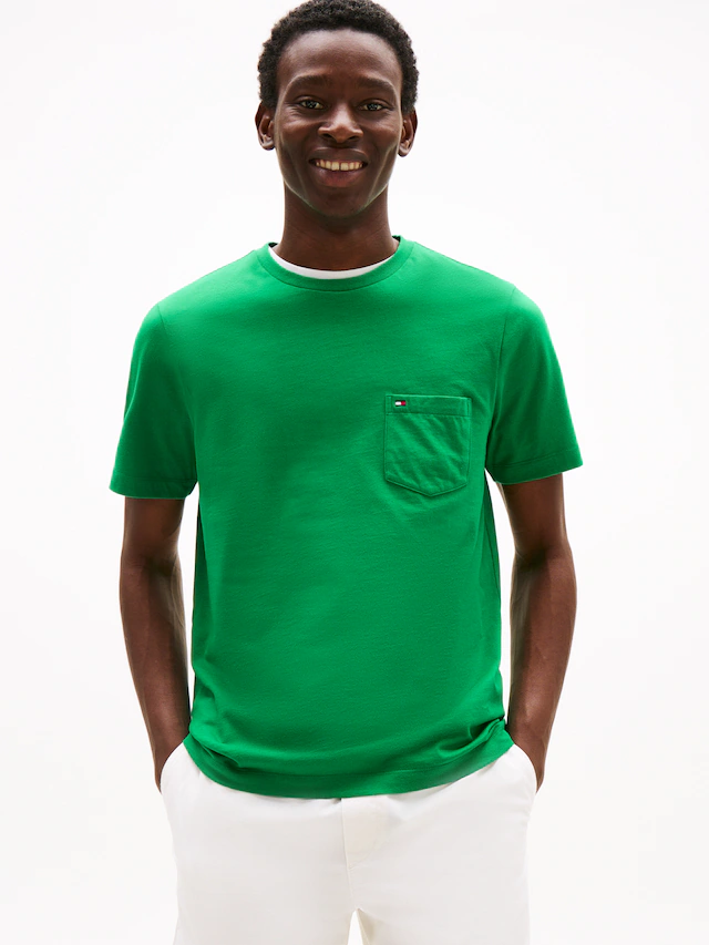 Tommy Hilfiger T-Shirt »ESSENTIAL SOLID POCKET TEE«
