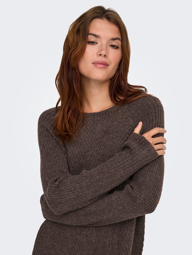 ONLY Strickkleid »ONLCAROL L/S DRESS KNT NOOS«