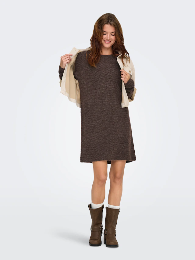 ONLY Strickkleid »ONLCAROL L/S DRESS KNT NOOS«