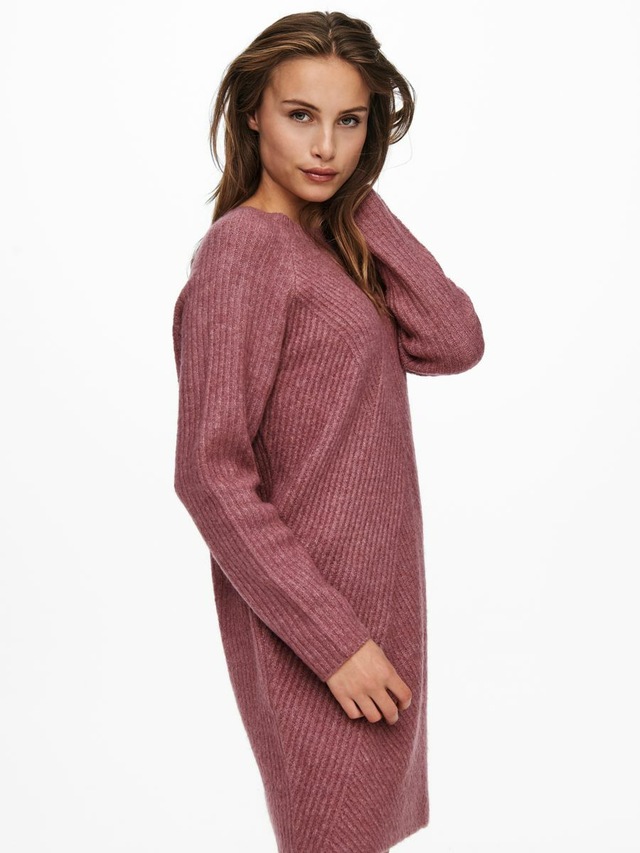 ONLY Strickkleid »ONLCAROL L/S DRESS KNT NOOS«