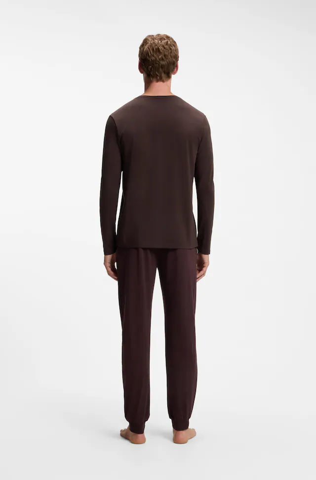 BOSS Langarmshirt »Mix&Match LS« mit Logoschriftzug