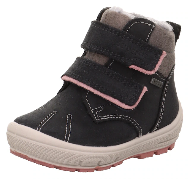 Superfit Klettstiefel »GROOVY 2.0, WMS: mittel« Snowboots mit Schurwolle, Größenschablone zum Download