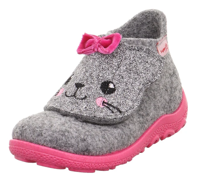 Superfit Hausschuh »HAPPY OCTI, WMS: mittel« Babyschuh mit Klettverschluss, Größenschablone zum Download